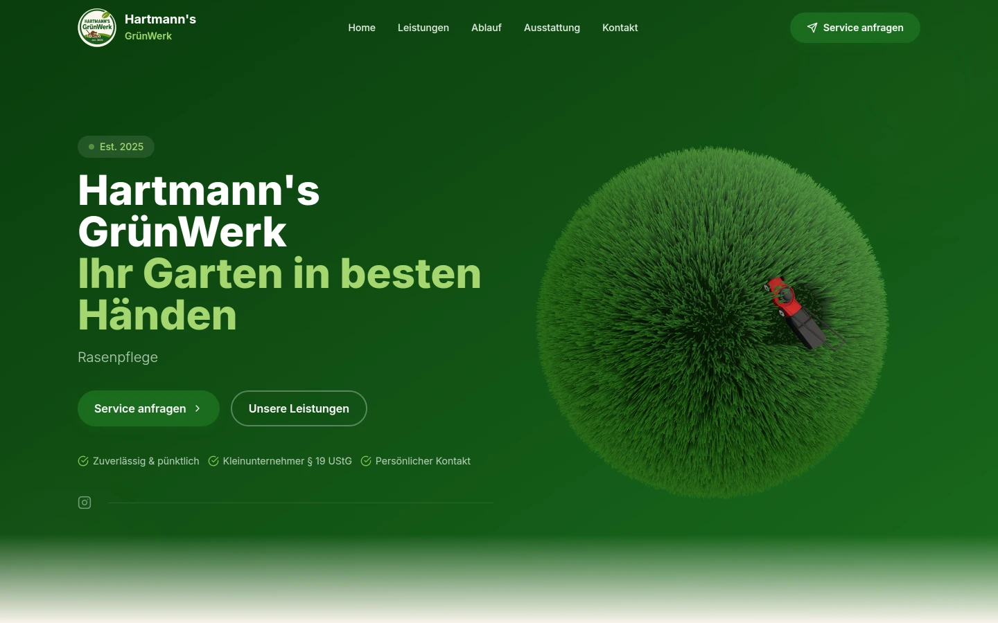 Screenshot von Hartmann-GrünWerk